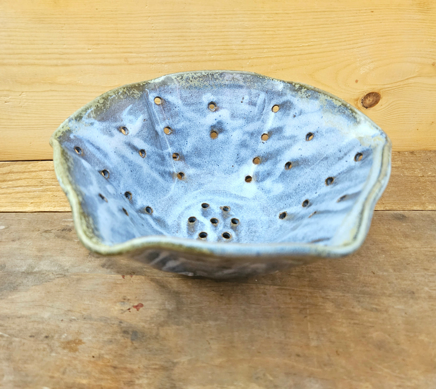Berry Bowl | Hexagonal Blue