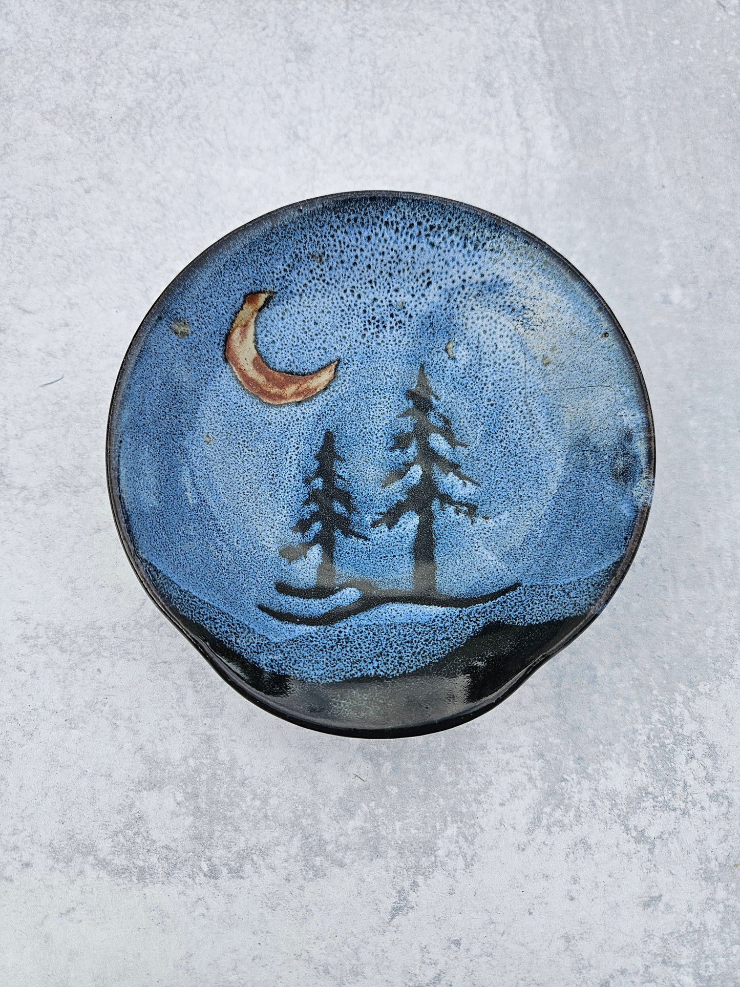 Tree Line Spoon Rest | Blue Moon