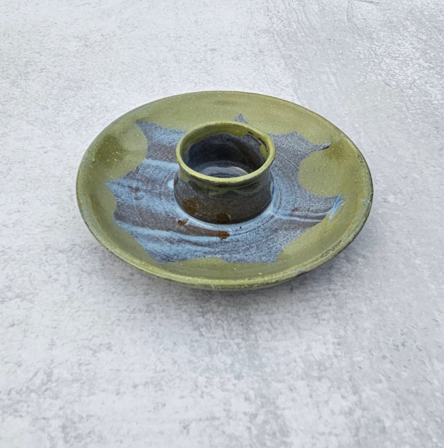 Egg Plate | Blue-Green