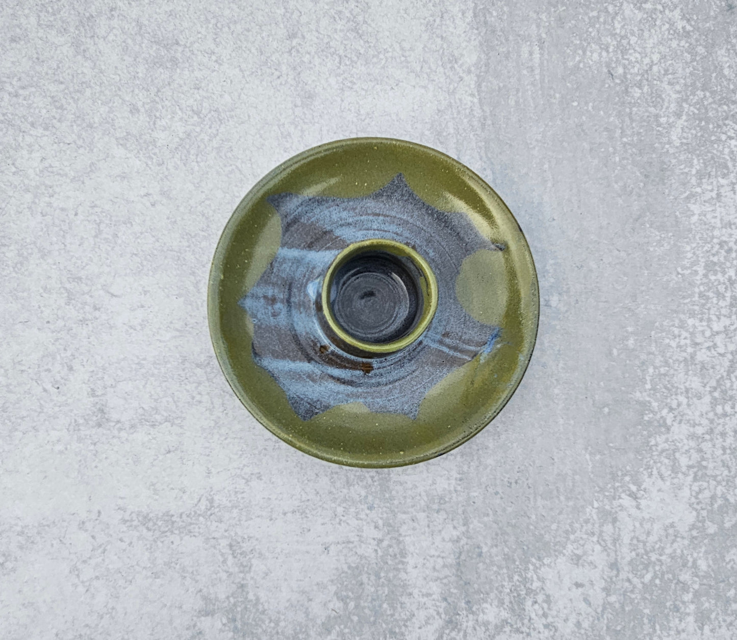 Egg Plate | Blue-Green