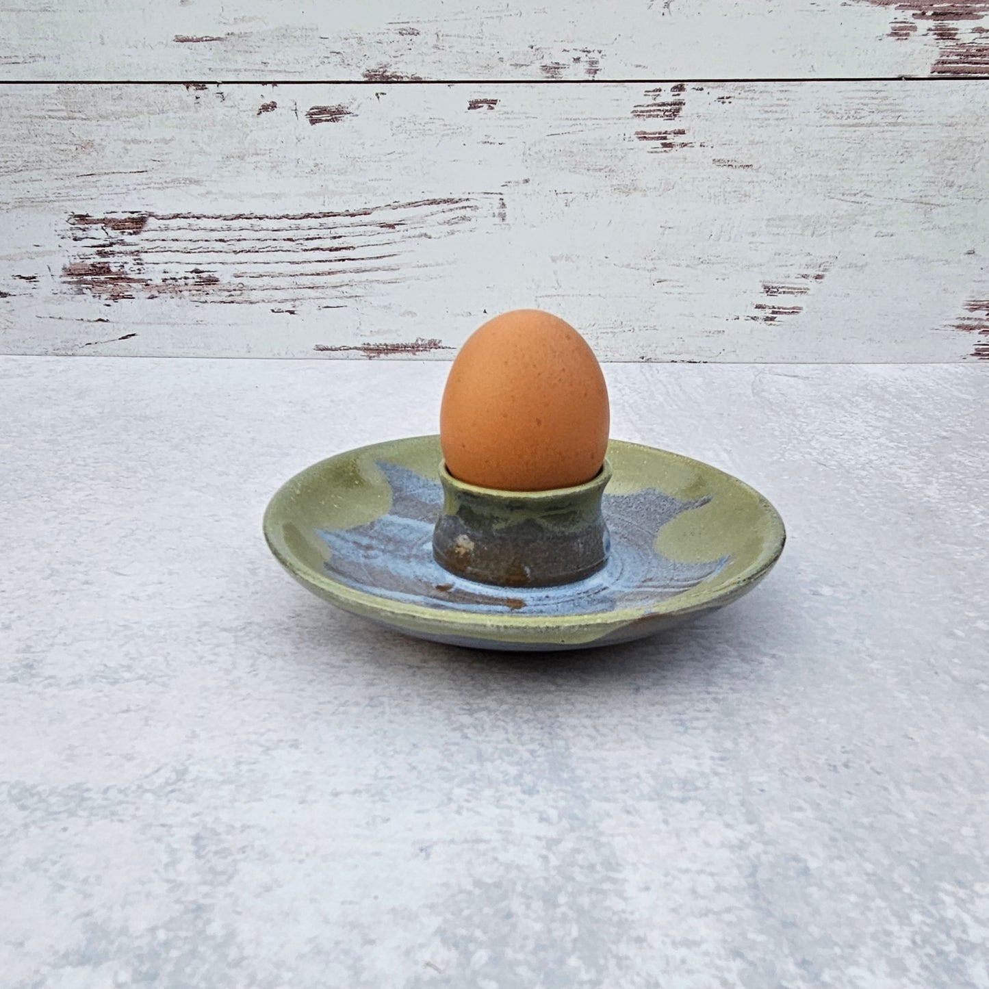 Egg Plate | Blue-Green