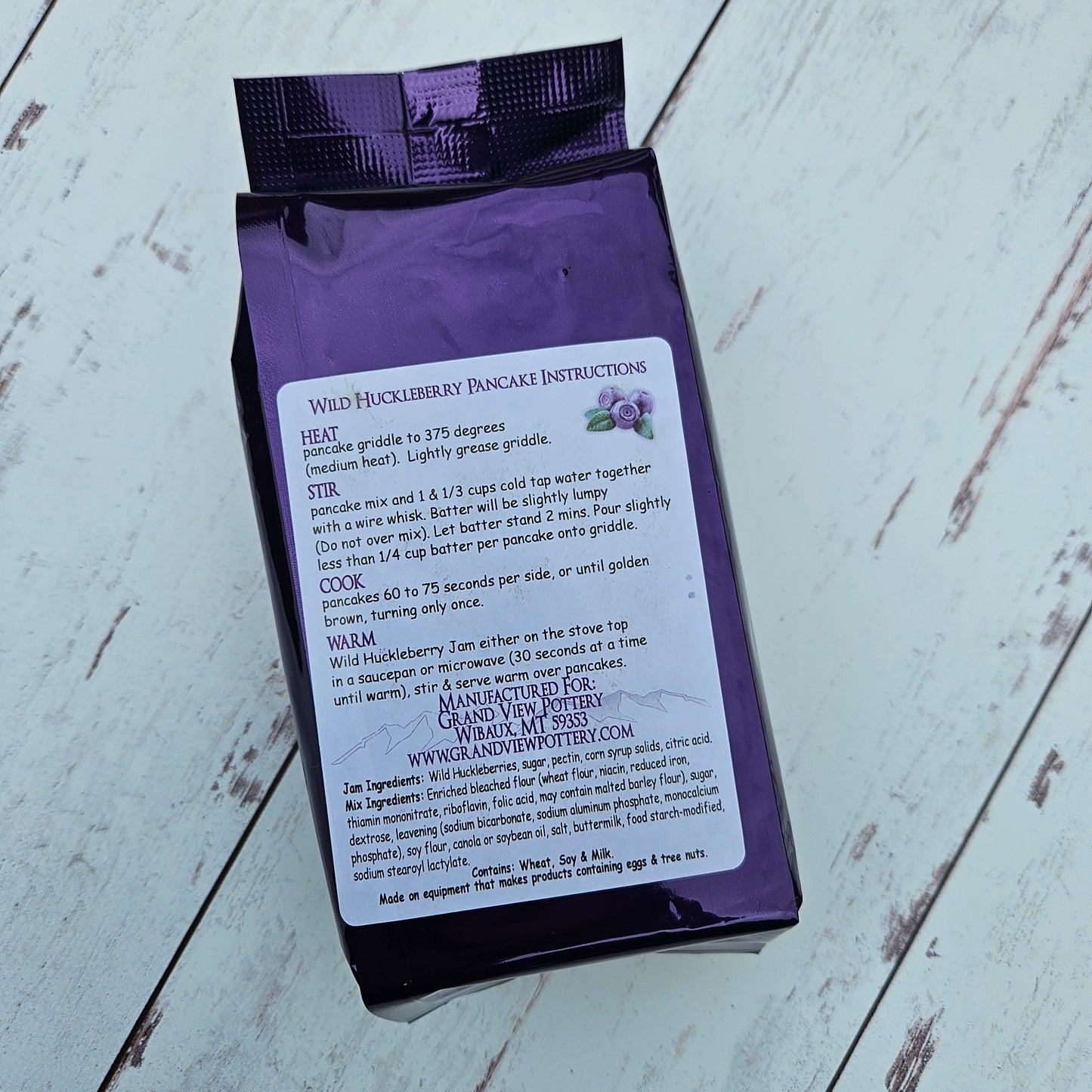 Huckleberry Pancake Mix