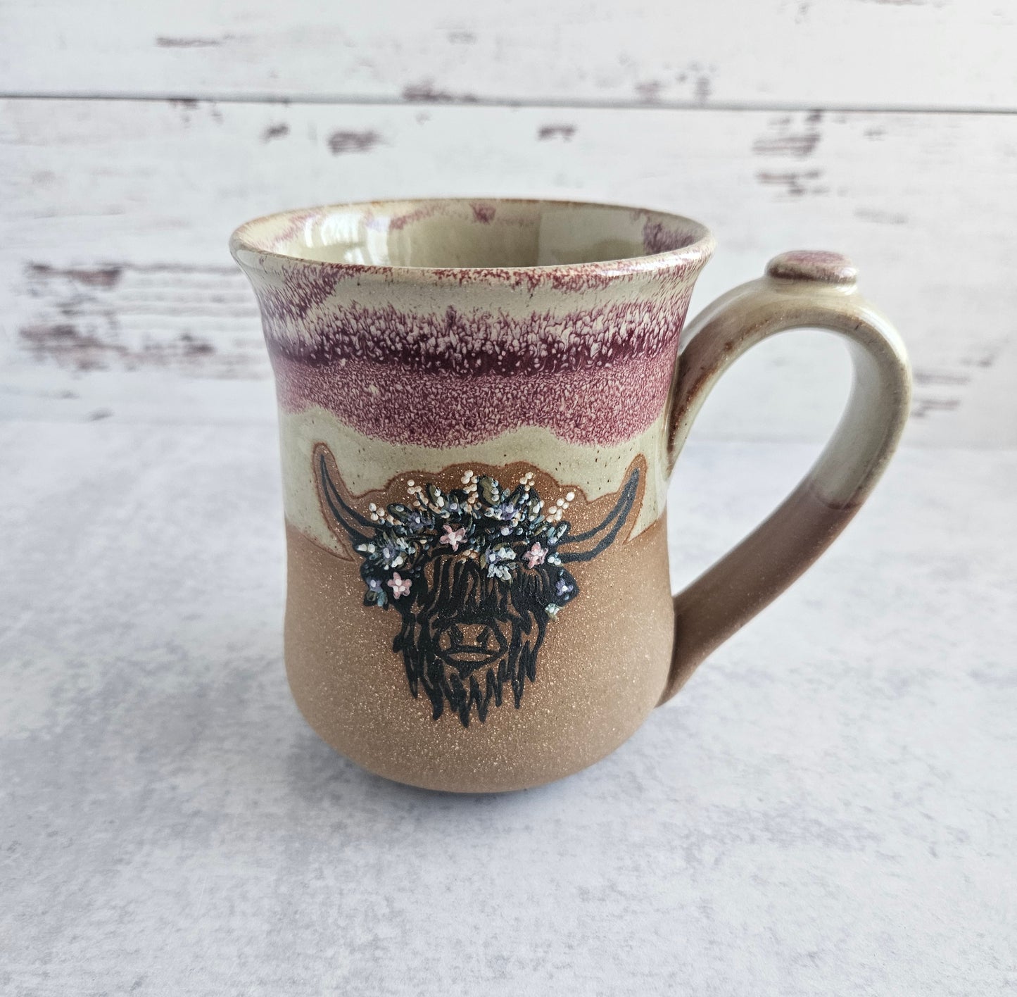 Highland Mug | 14 oz. Burgundy