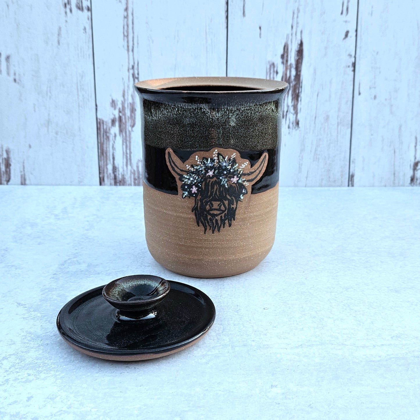 Highland Sourdough Crock | 20 oz. Black
