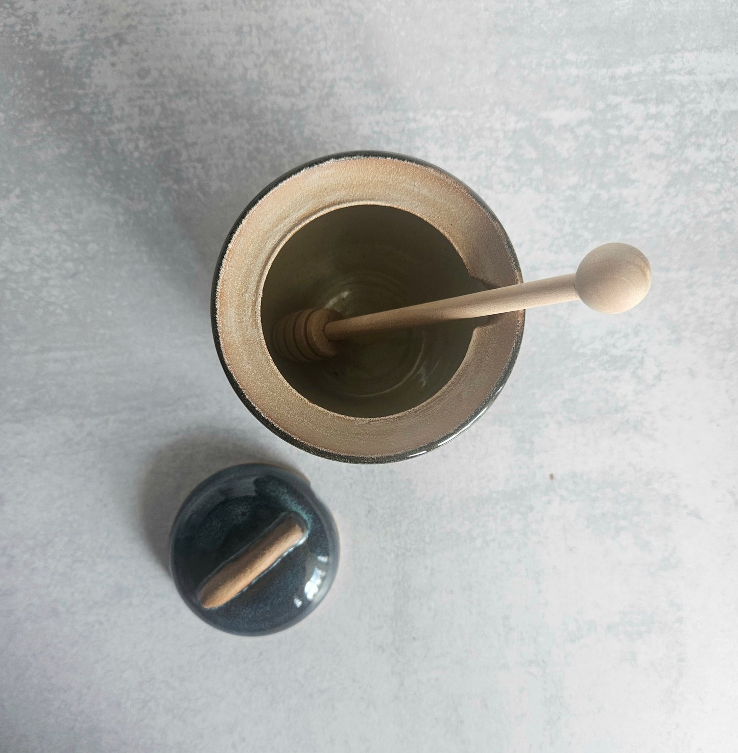 Honey Pot 》Black Floral