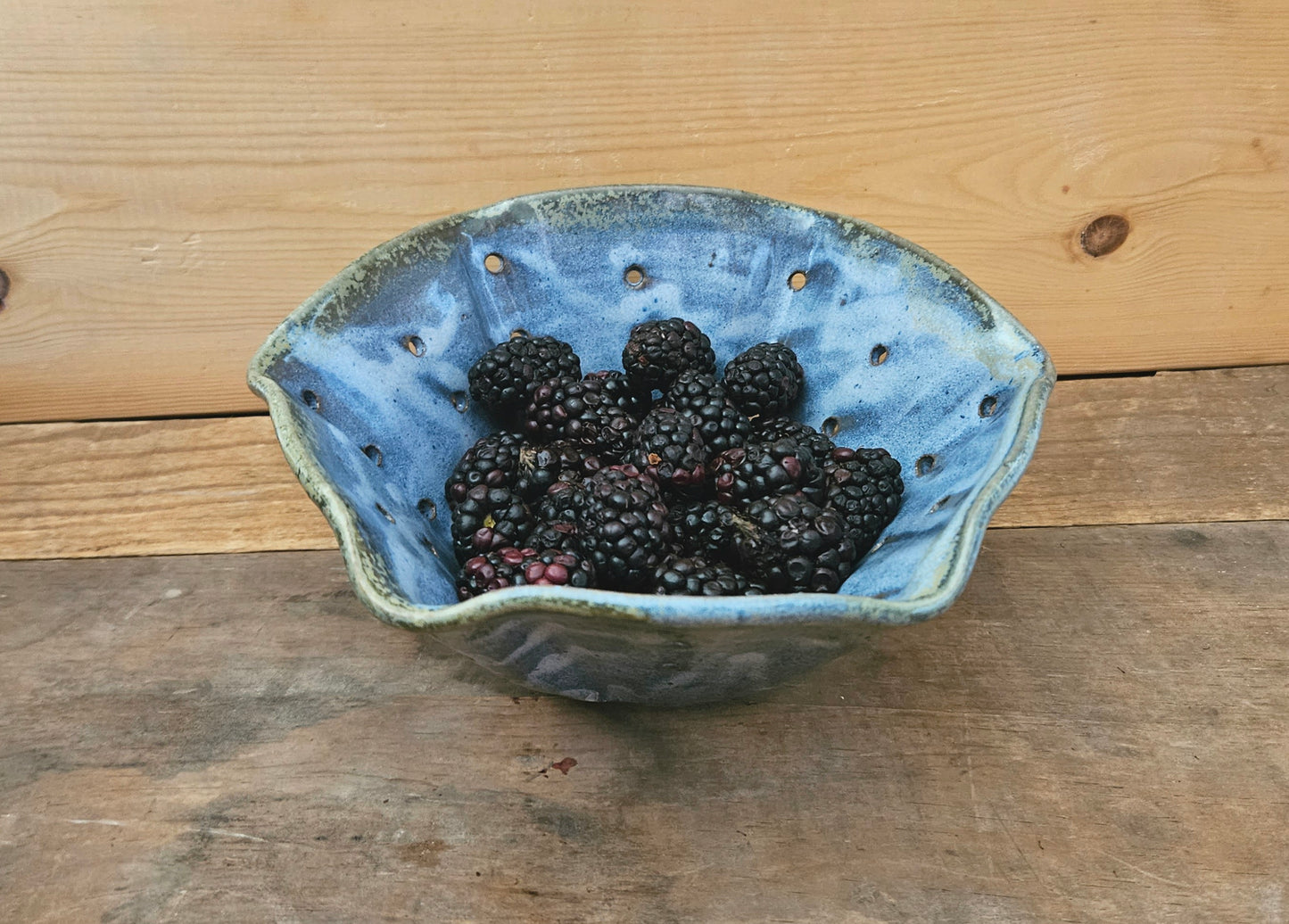 Berry Bowl | Hexagonal Blue