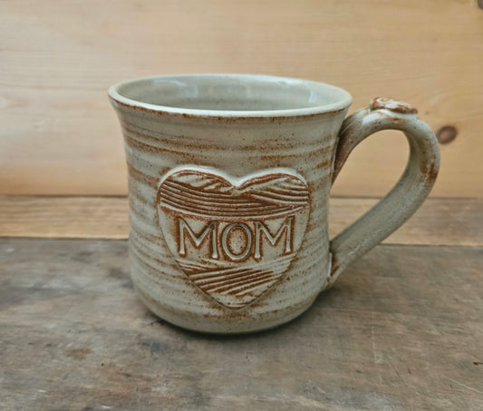 Mom Mug | Cream - Rust