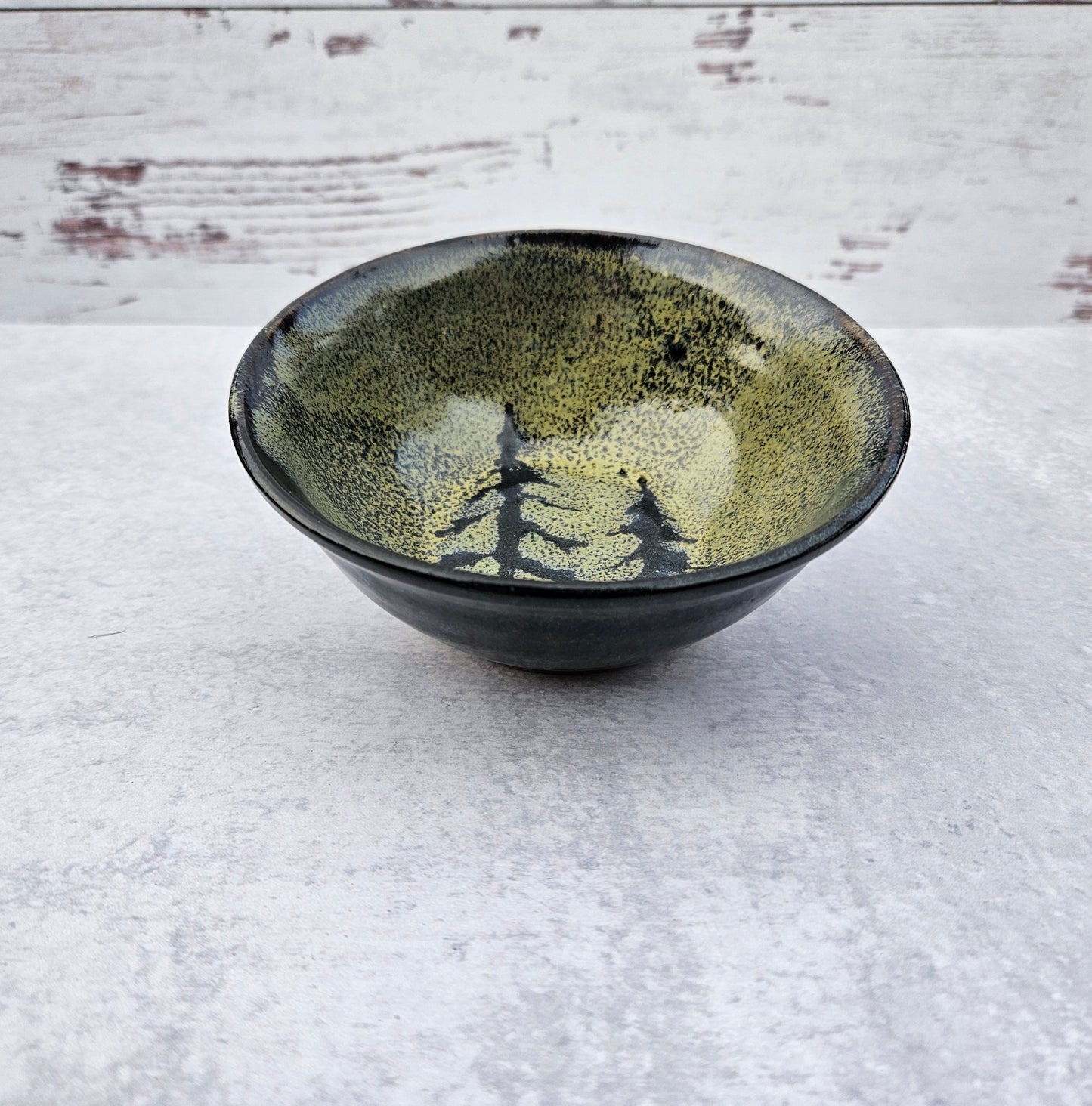 Tree Line | Green Small Snack Bowl