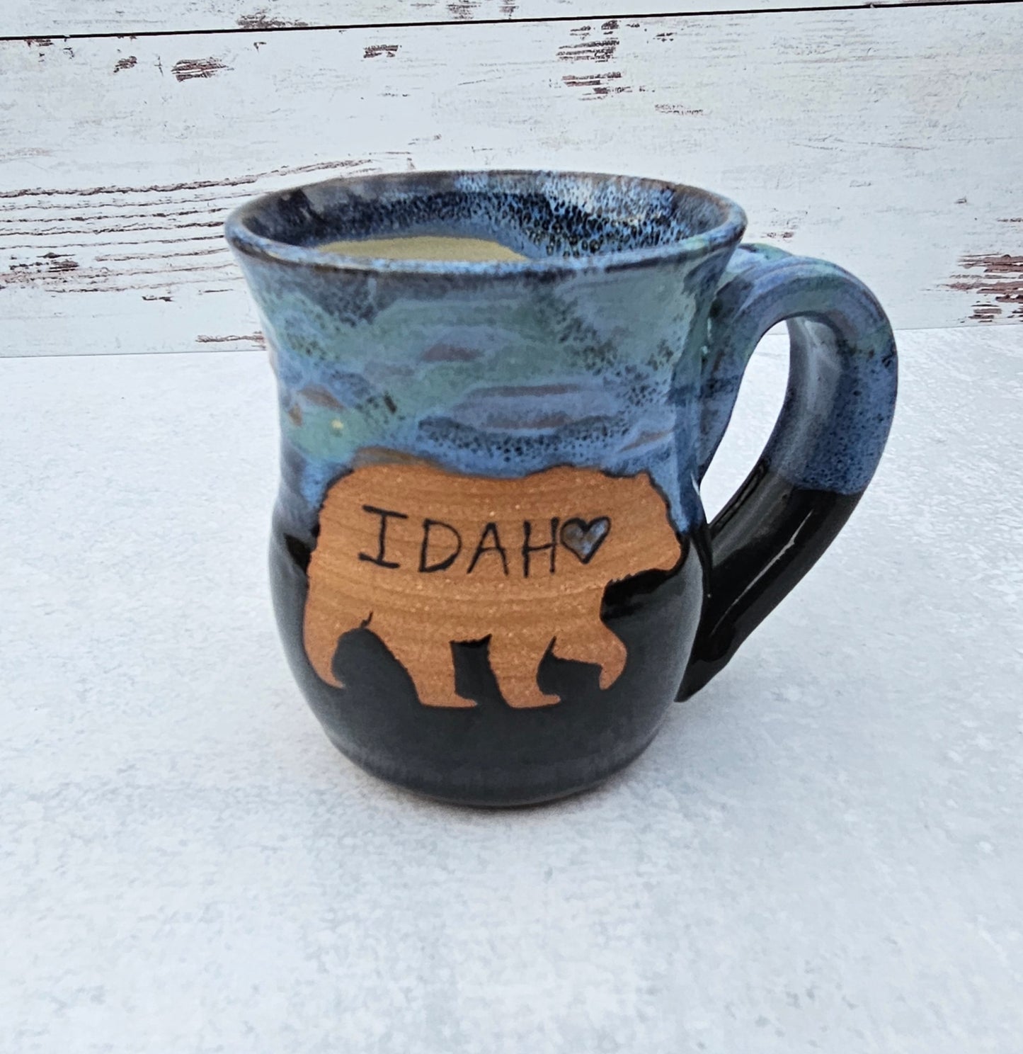 Idaho Bear Mug 》Blue