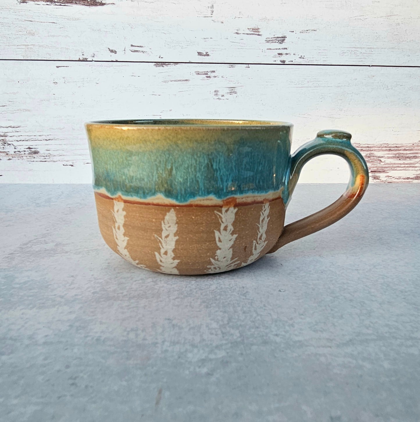 Turquoise Soup Mug
