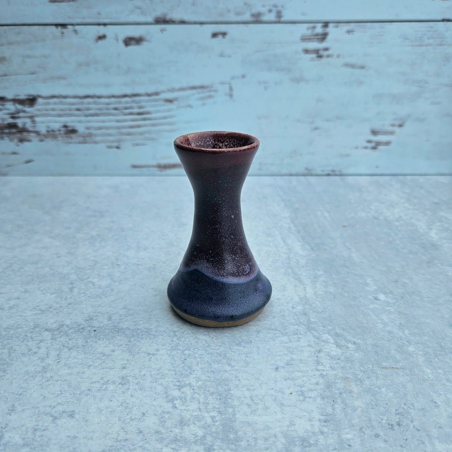 Bud Vase》Burgundy & Purple