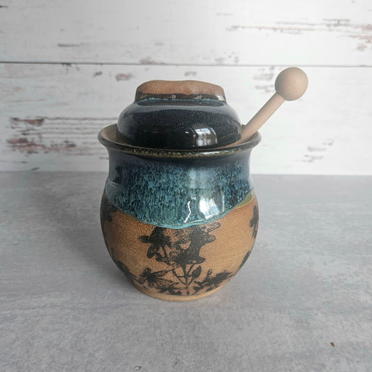 Honey Pot 》Black Floral