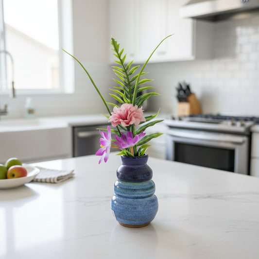 Bud Vase 》》 Blue and Purple