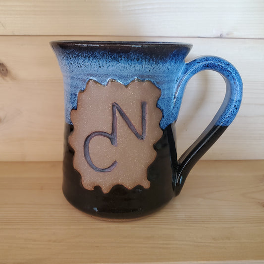 Custom Brand Mug | Black-Blue