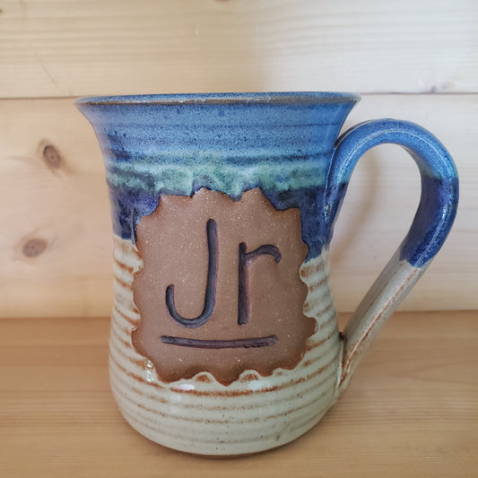 Custom Brand Mug | Cream-Purple-Blue