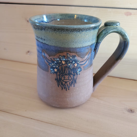Highlander Mug | 13 oz. Blue and Green