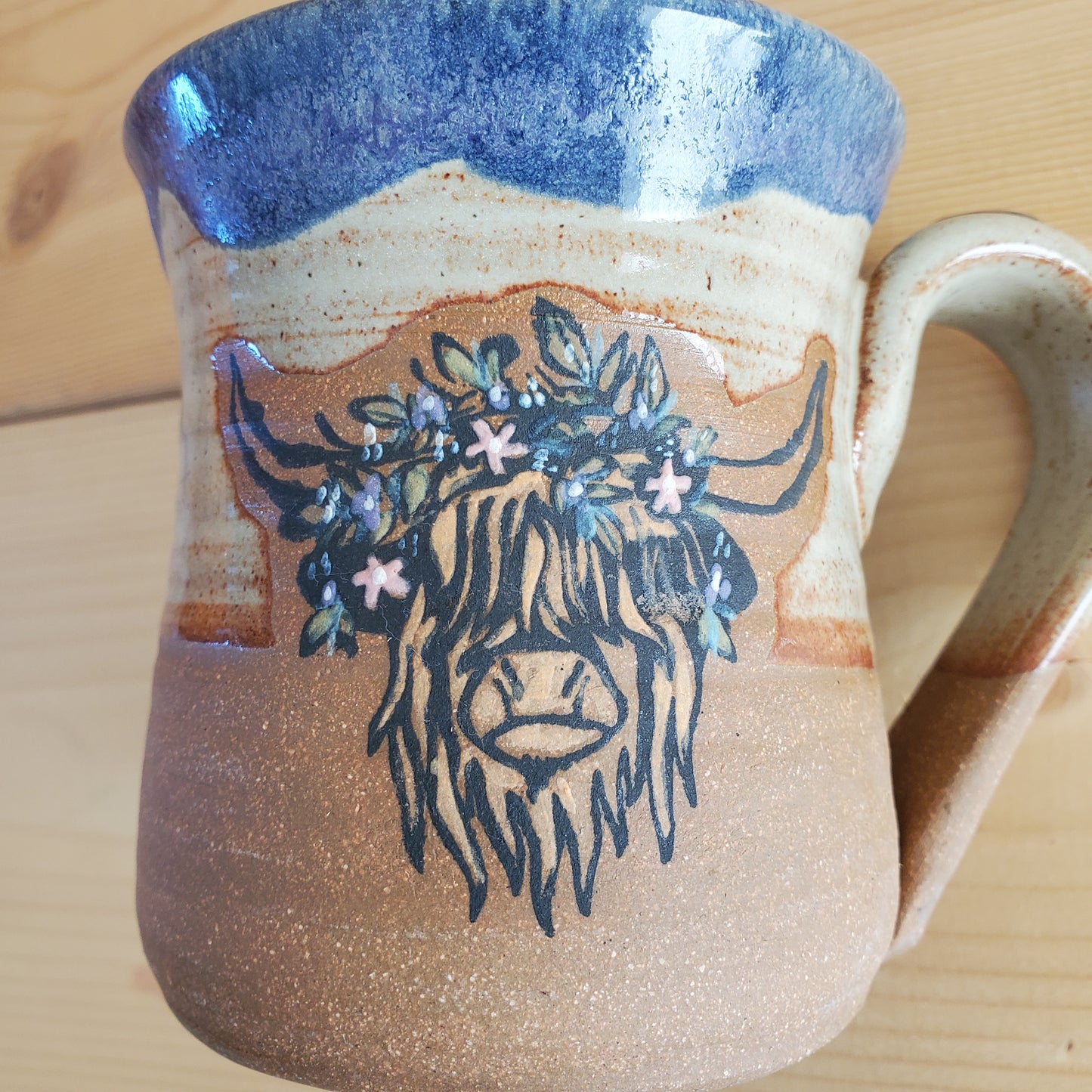 Small Highlander Mug | 9 oz. Purple and Cream